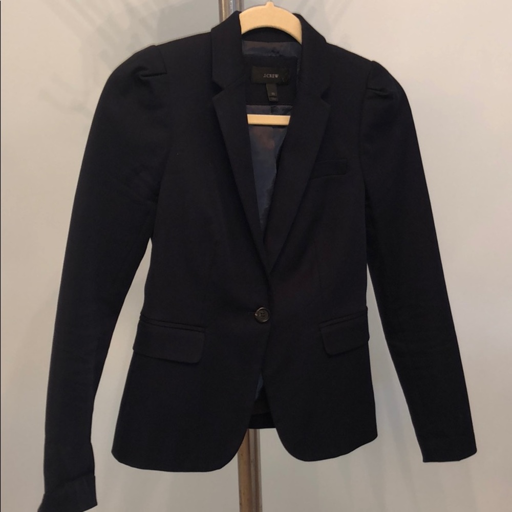 Navy J. Crew Blazer